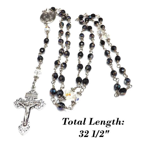 St. Benedict Large Center Handmade Five Decade Rosary - Picture 10 of 10